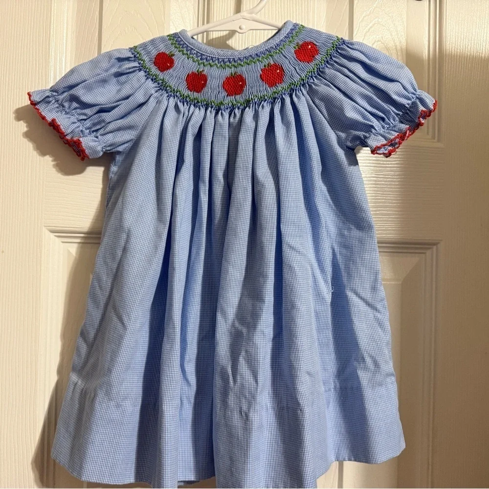 Edgehill Collection Smocked Apple Bishop Dress